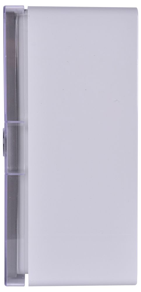 Корпус удароміцний з АБС-пластика e.plbox.210.280.130.tr, 210х280х130мм, IP65 з прозорими дверцятами