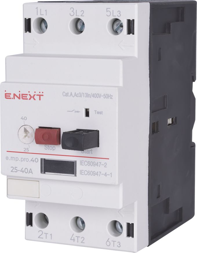 Автоматичний вимикач захисту двигуна e.mp.pro.40, 25-40А