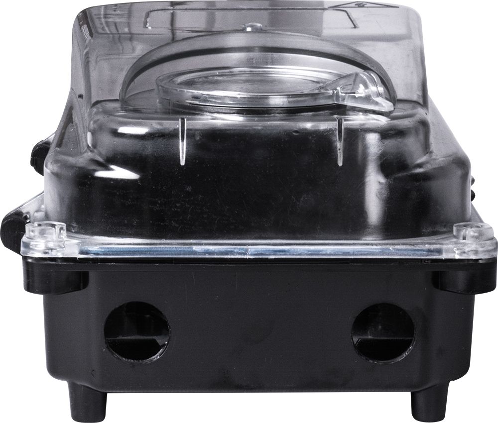 Корпус пластиковий e.mbox.stand.plastic.n.f1.pe прозорий, під однофазний лічильник, навісний