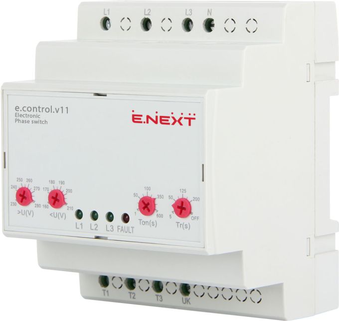 Реле вибору фаз 16А e.control.v11