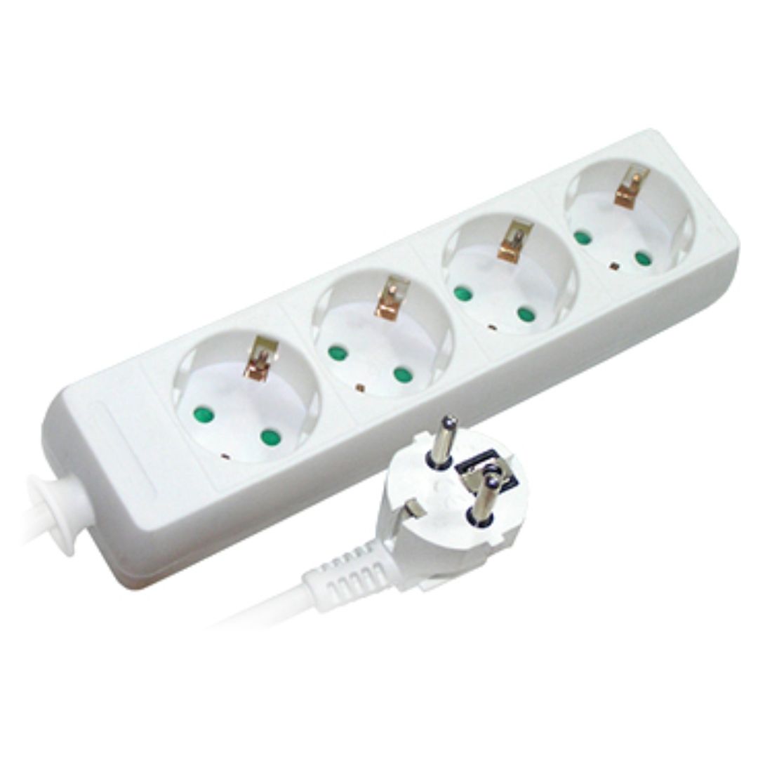 Подовжувач e.es.4.5.z.b 4 гнізда, 5м, з з/к, baby protect