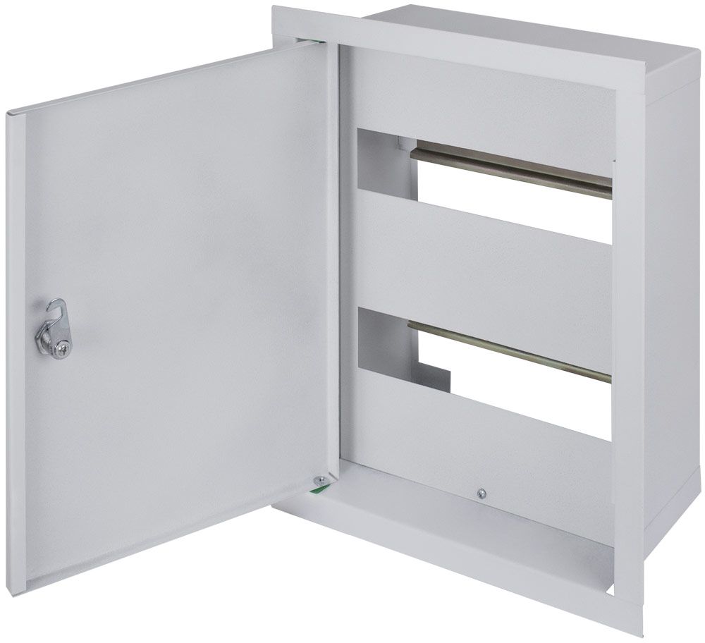Корпус e.mbox.stand.w.24.z металевий, під 24 мод., що вбудовується, з замком