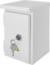 Корпус e.mbox.stand.n.04.z металевий, під 4мод., герметичний IP54, навісний, з замком