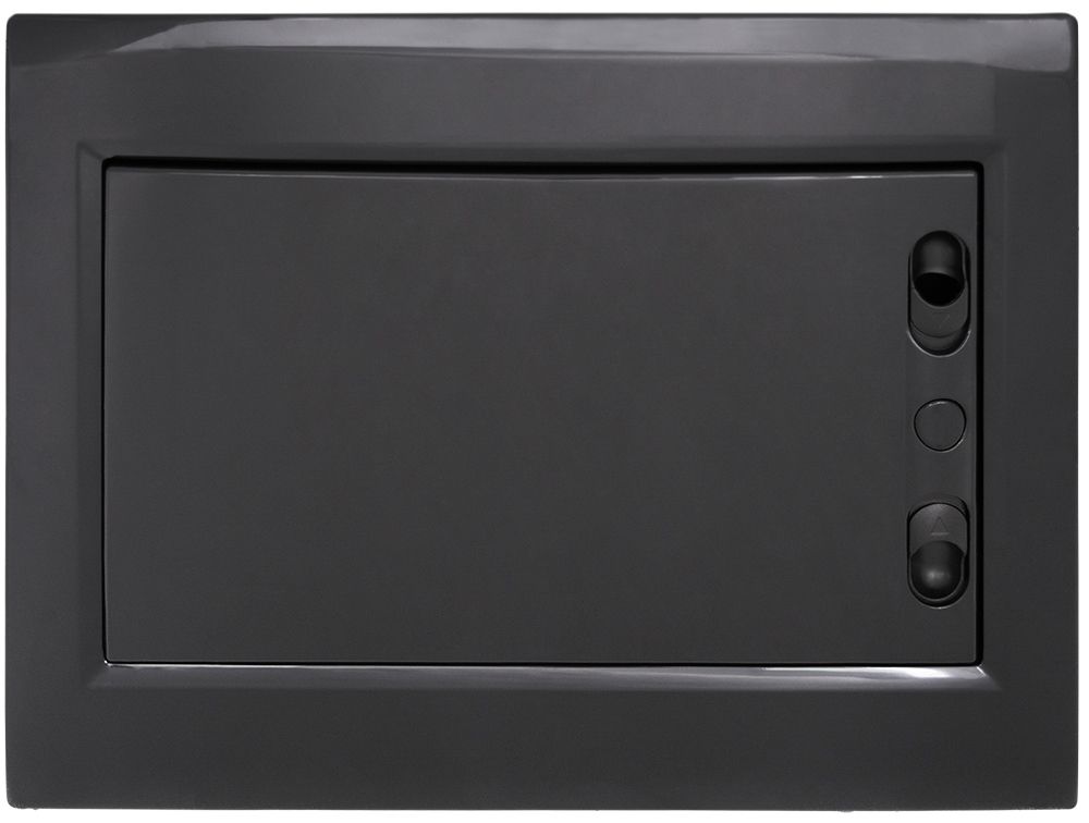 Корпус пластиковий на 12 модулів e.plbox.pro.n.12b.black навісний, чорний з непрозорими дверцятами I