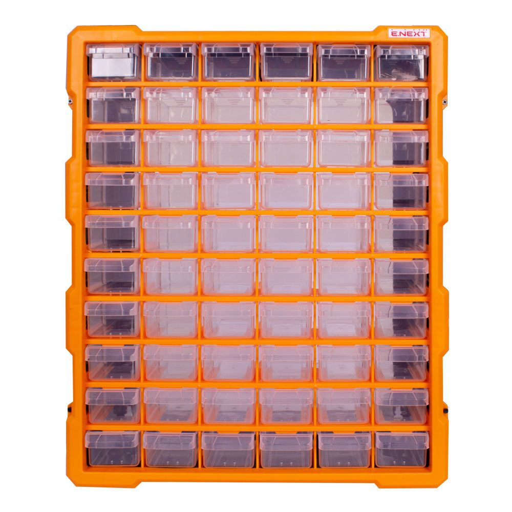 Органайзер пластиковий, e.toolbox.pro.22, 24" 60-секційний 381х157х475мм