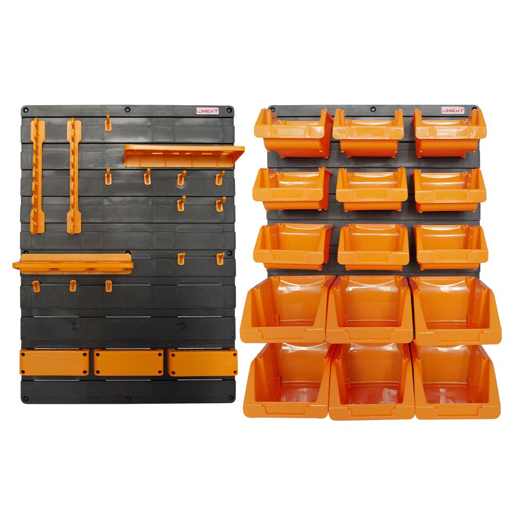 Органайзер для інструментів настінний,e.toolbox.pro.26, 35 елементів 825х210х585мм