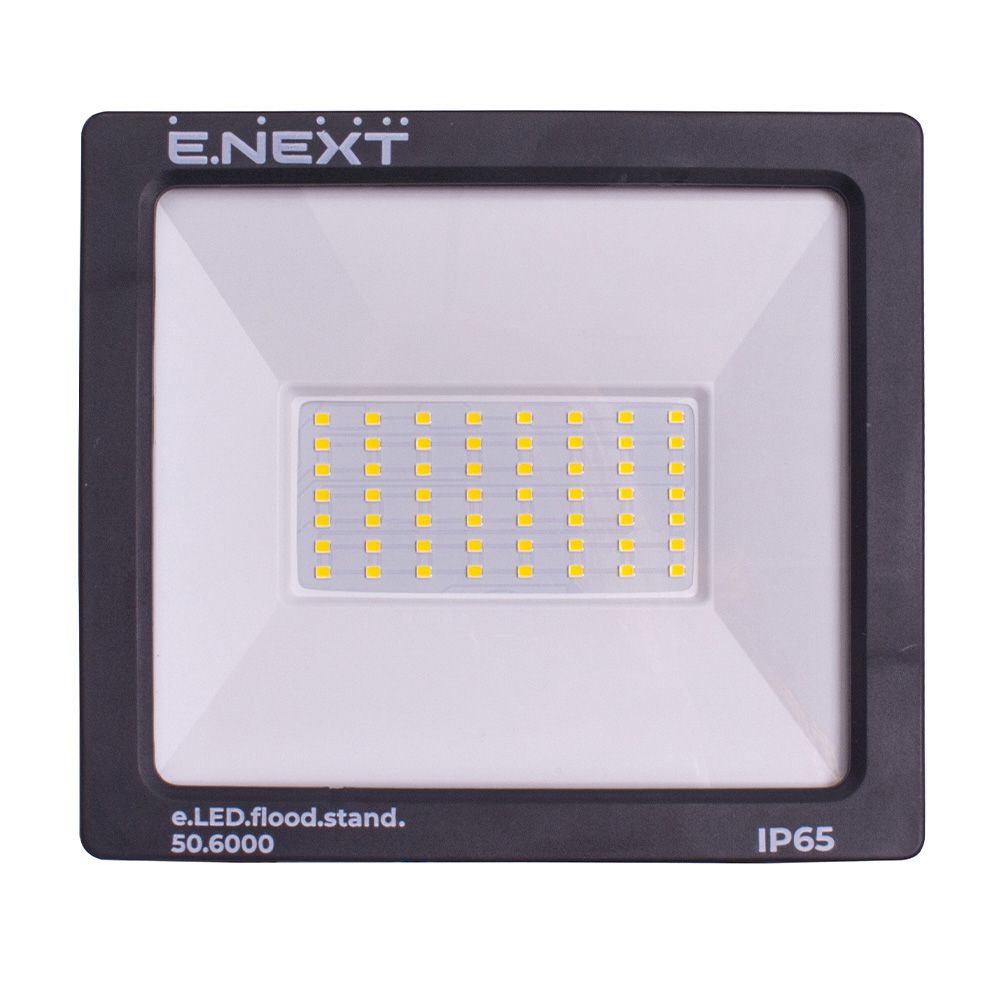 Прожектор світлодіодний e.LED.flood.stand.50.6000, 50Вт, 6000К