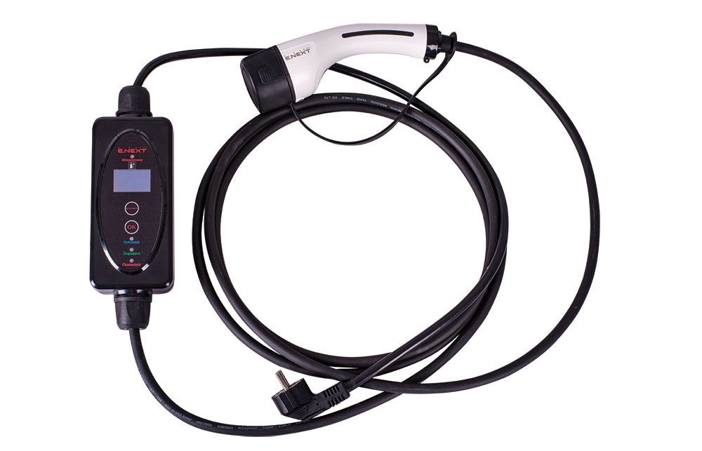 Переносна зарядна станція e.charge.portable.T2-SCHUKO.1L3 230В, 6-16А, роз'єм: SCHUKO/Т2, 5м