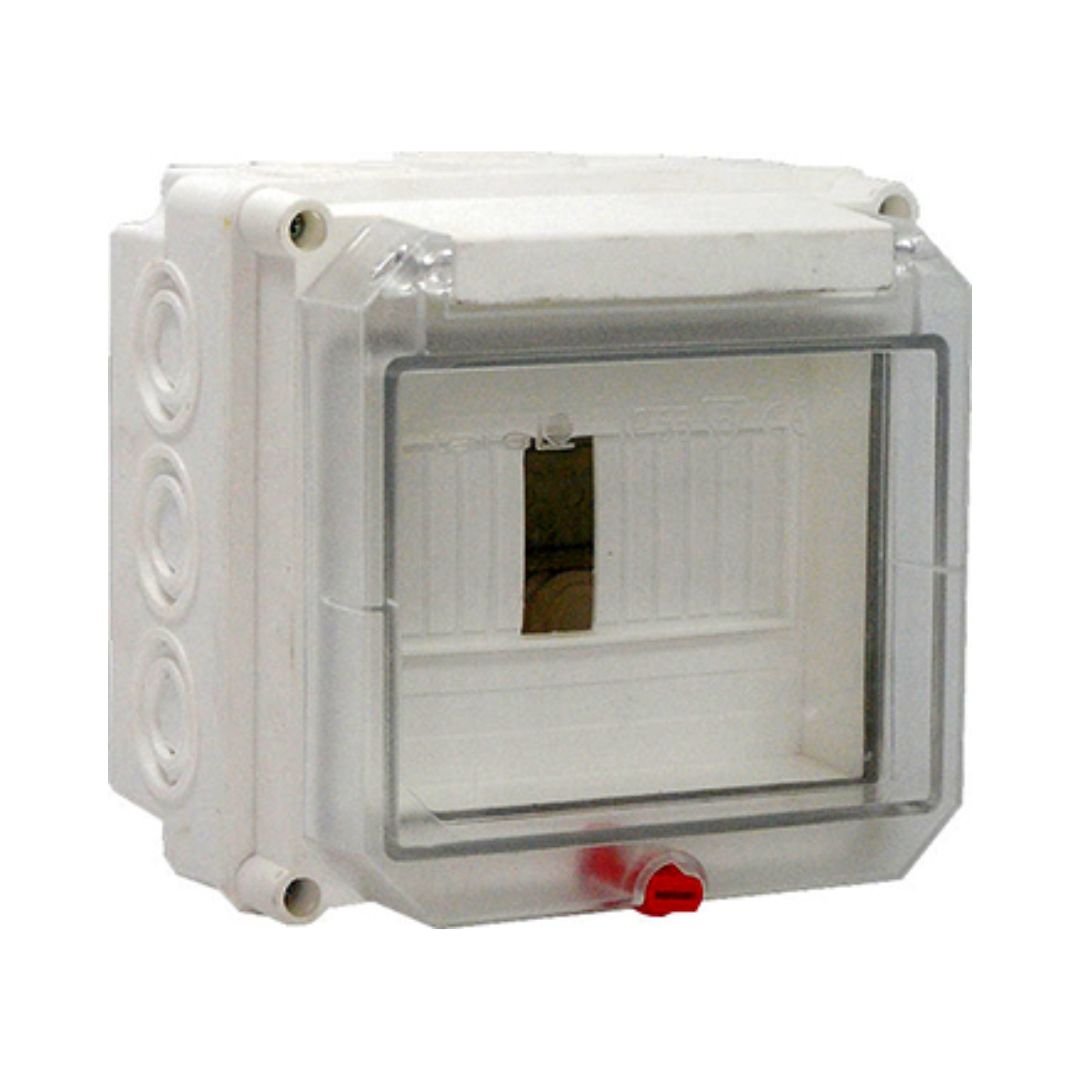 Коробка розподільча пластикова SW-51 з кришкою, що відкривається