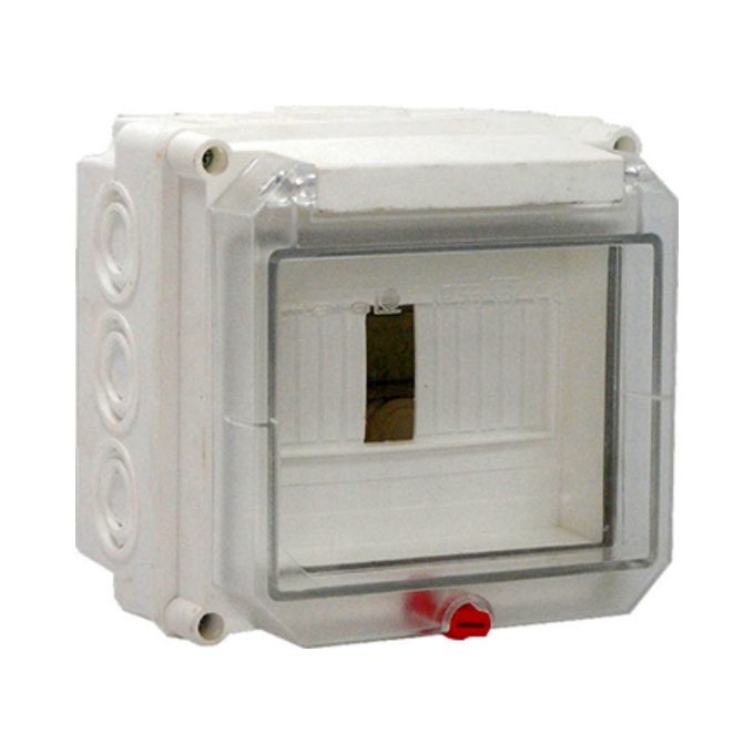 Коробка розподільча пластикова SW-51 з кришкою, що відкривається