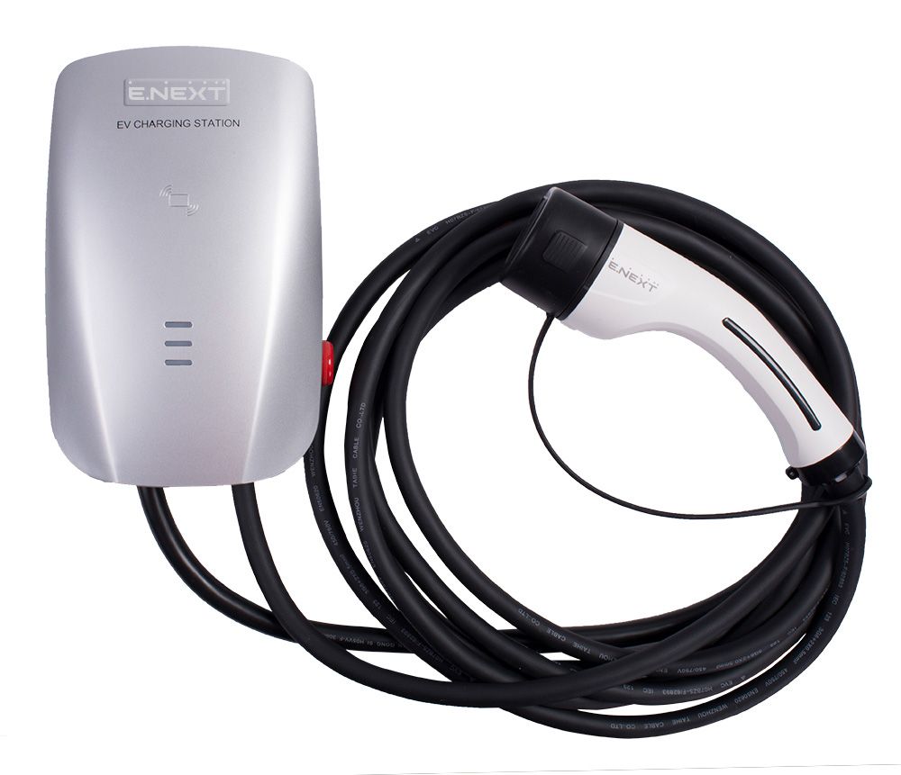 Станція для заряду електромобілів e.charge.stand.7T2C 7,4кВт 230В 32A Type2 кабель 5м IP54