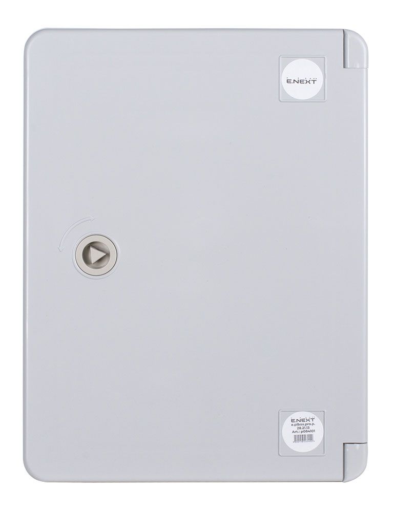 Корпус з ABS-пластику e.plbox.pro.p.28.21.13 з непрозорими дверцятами 280х210х130мм ІР65
