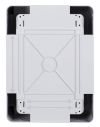Корпус з ABS-пластику e.plbox.pro.p.28.21.13 з непрозорими дверцятами 280х210х130мм ІР65