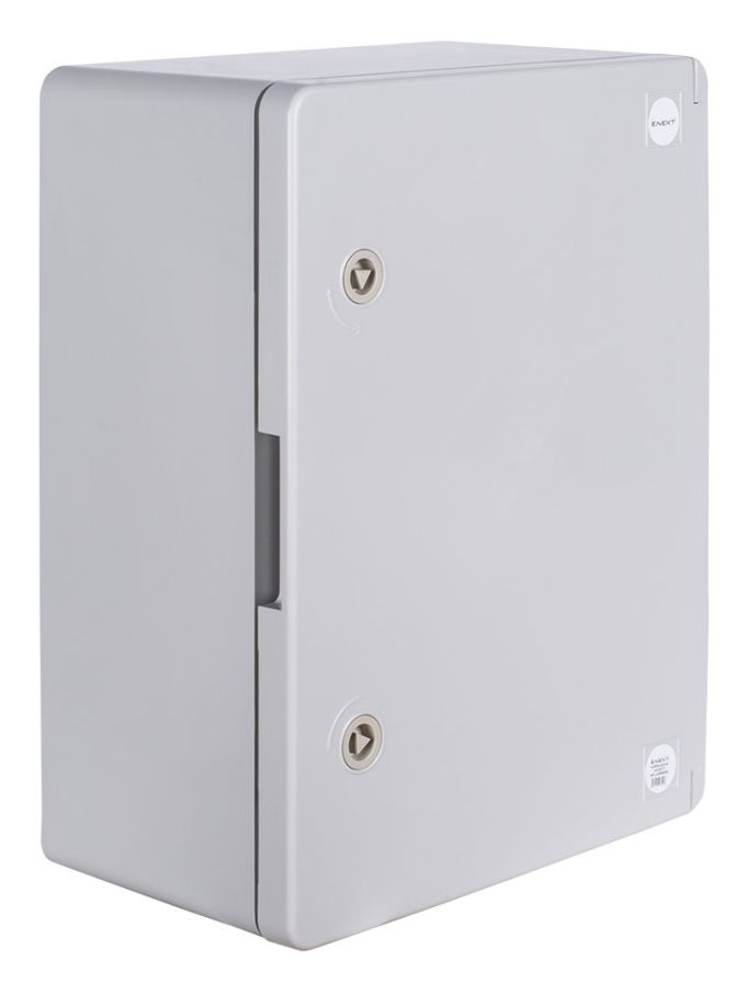 Корпус з ABS-пластику e.plbox.pro.p.50.40.18 з непрозорими дверцятами 500x400x180мм ІР65