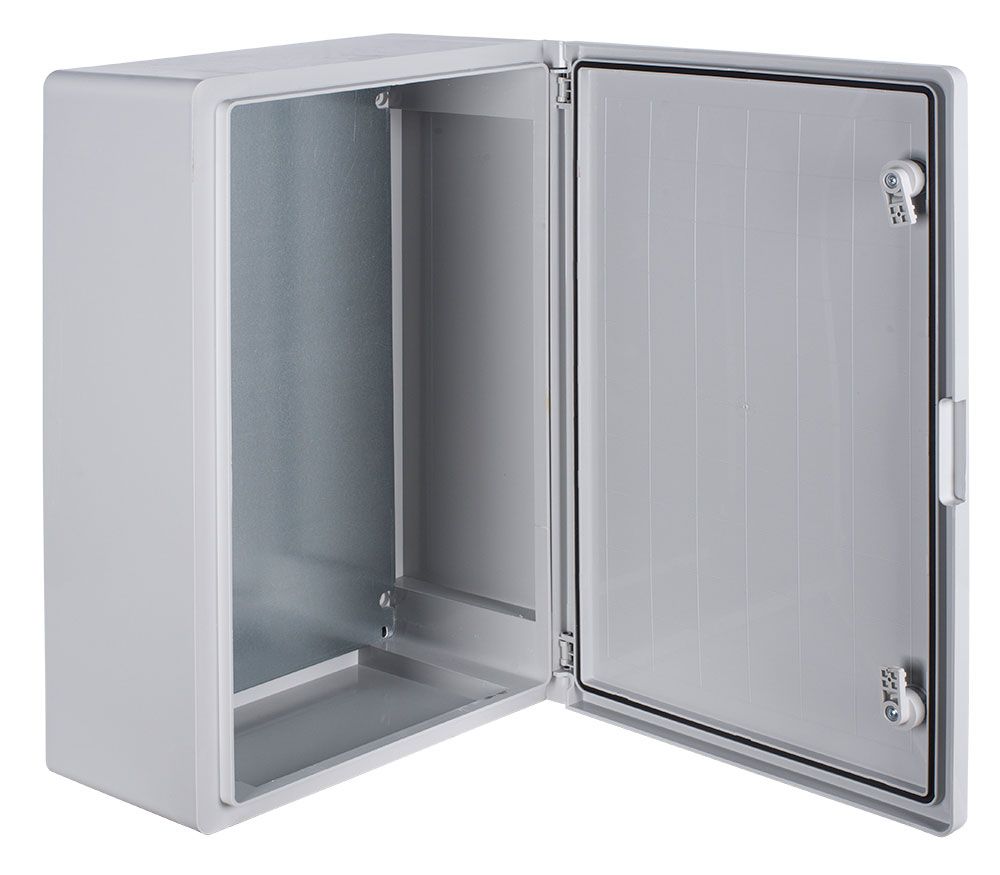 Корпус з ABS-пластику e.plbox.pro.p.60.40.20 з непрозорими дверцятами 600x400x200мм ІР65