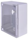 Корпус з ABS-пластику e.plbox.pro.p.40.30.17.tr з прозорими дверцятами 400x300x170мм ІР65