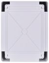 Корпус з ABS-пластику e.plbox.pro.p.40.30.17.tr з прозорими дверцятами 400x300x170мм ІР65