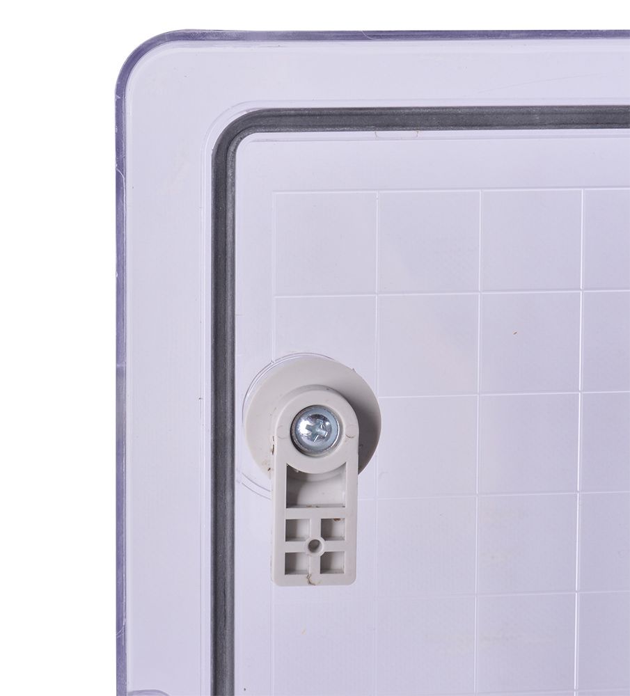 Корпус з ABS-пластику e.plbox.pro.p.40.30.17.tr з прозорими дверцятами 400x300x170мм ІР65