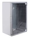 Корпус з ABS-пластику e.plbox.pro.p.70.50.25.tr з прозорими дверцятами 700x500x250мм ІР65