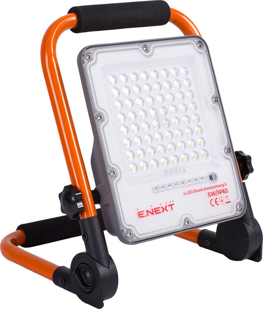 Прожектор світлодіодний акумуляторний e.LED.flood.stand.emerg.5