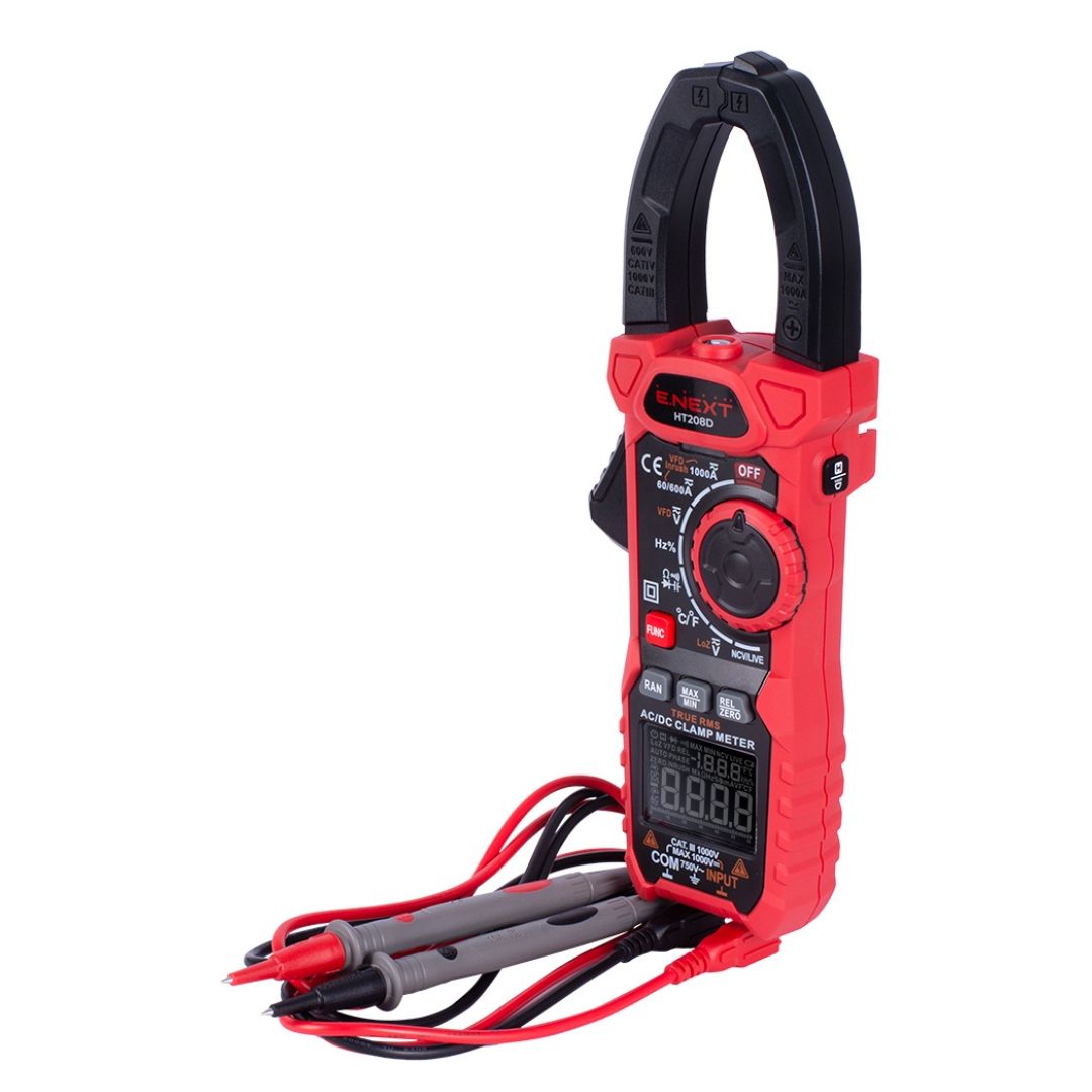 Мультиметр-кліщі цифровий e.tool.multitest.pro.HT208D