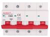 Модульний автоматичний вимикач e.mcb.stand.100.4.C63, 4р, 63А, C, 10кА