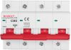 Модульный автоматический выключатель e.mcb.stand.100.4.C80, 4р, 80А, C, 10кА