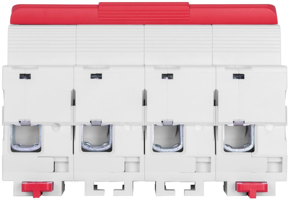 Модульный автоматический выключатель e.mcb.stand.100.4.C80, 4р, 80А, C, 10кА