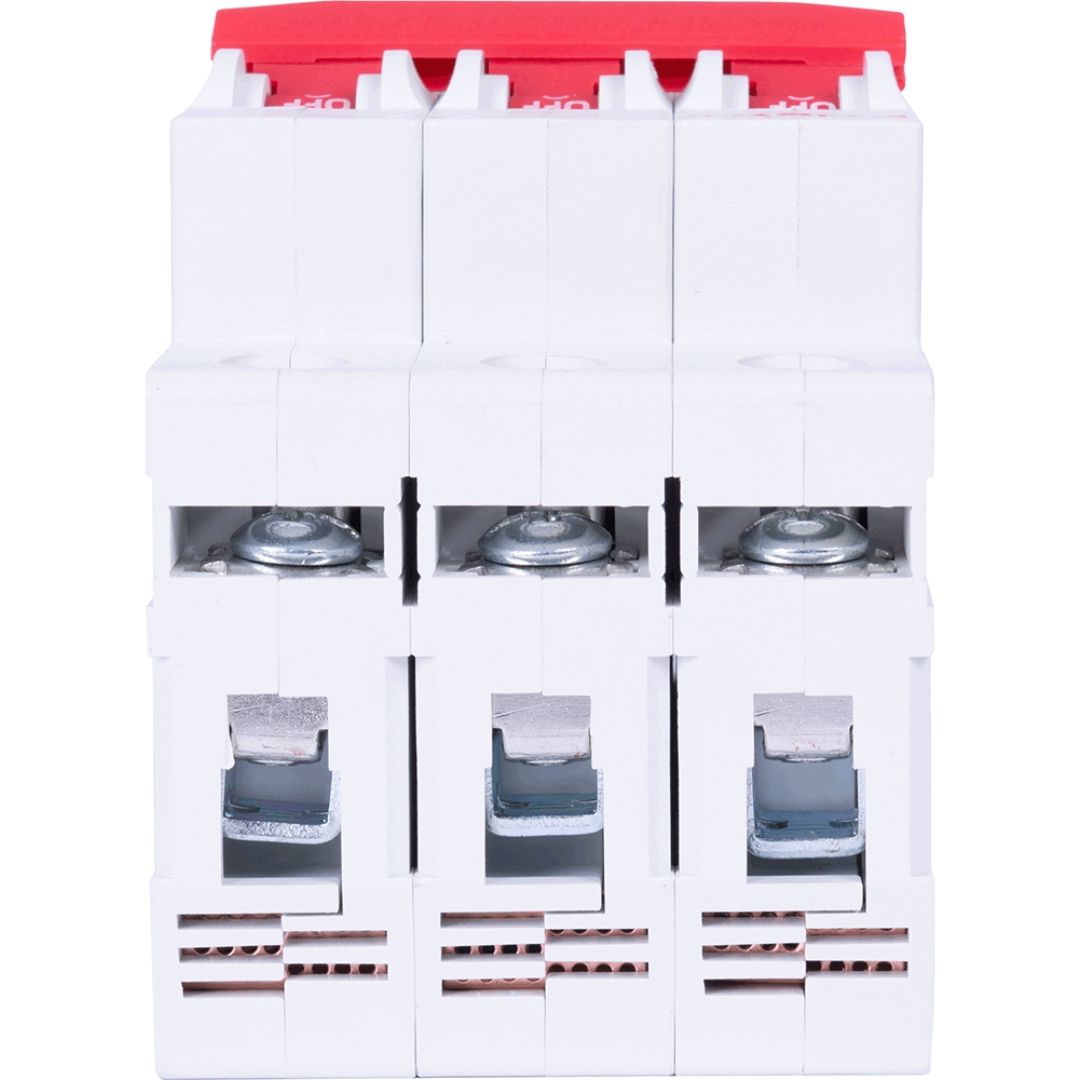 Модульний автоматичний вимикач e.industrial.mcb.100.3.C6, 3 р, 6А, C,  10кА