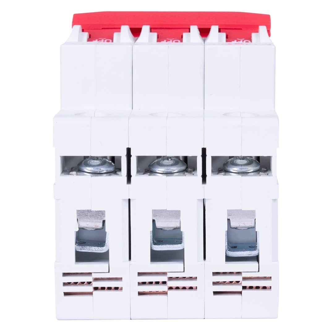 Модульний автоматичний вимикач e.industrial.mcb.100.3.C20, 3 р, 20А, C, 10кА