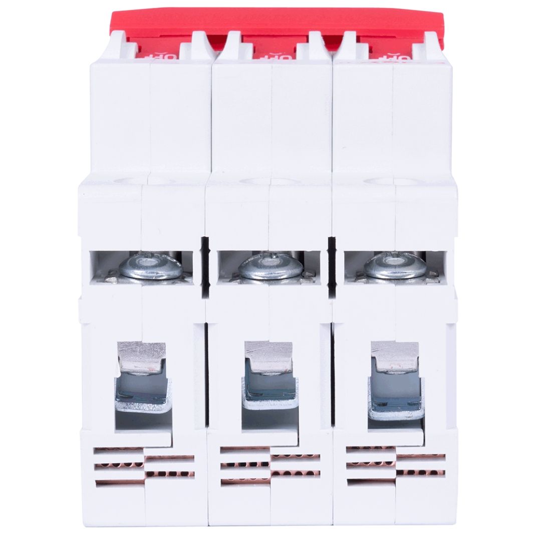 Модульний автоматичний вимикач e.industrial.mcb.100.3.C25, 3 р, 25А, C, 10кА