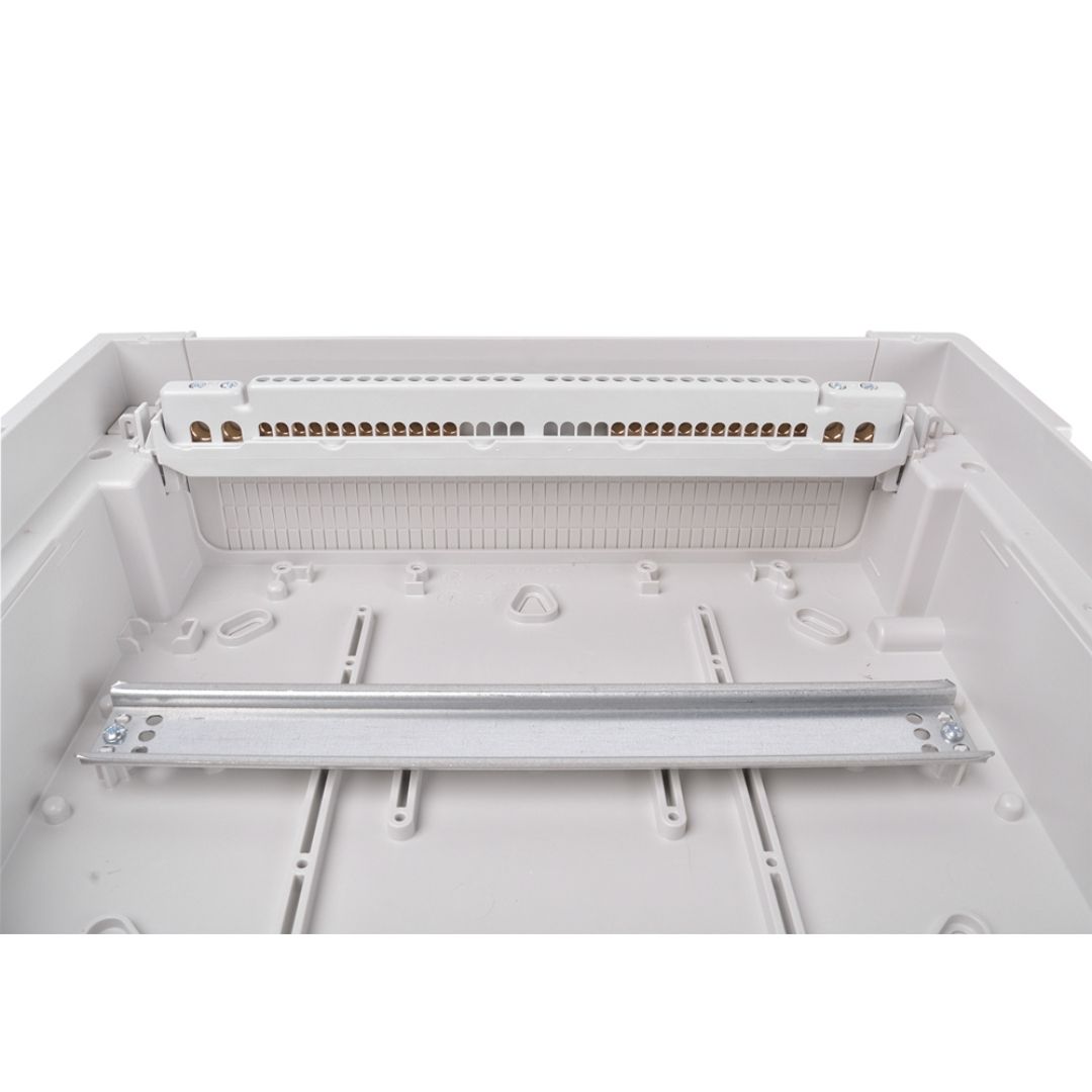 Корпус пластиковий на 14 модулів e.plbox.industrial.w.14 вбудованний, IP40