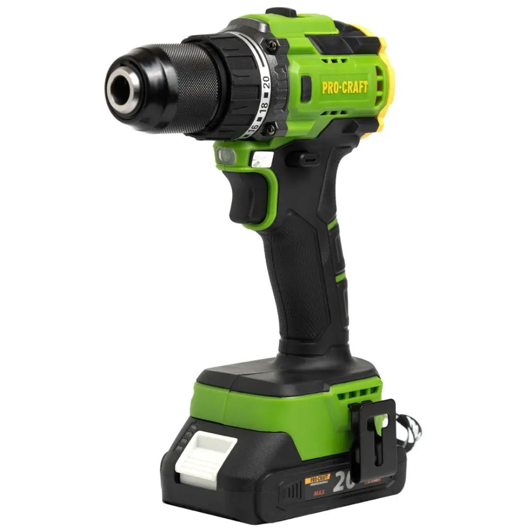 Шуруповерт Procraft PA18LiH DFR (з 1 акб і зп).