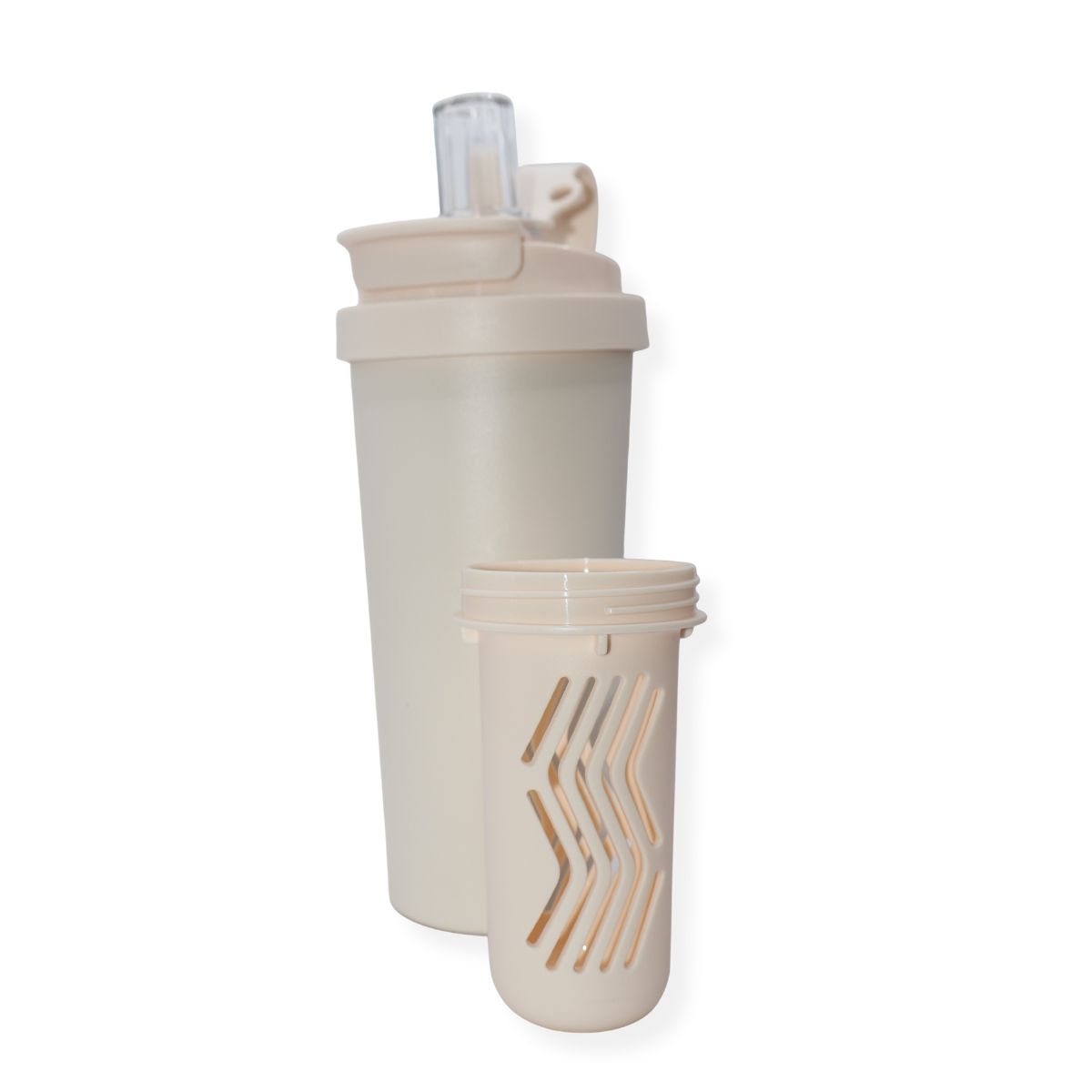 Вакуумна чашка-термос з нержавіючої сталі 316, портативна для води та кави, біла, 550 мл