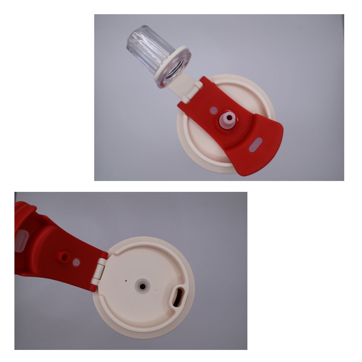 Вакуумна чашка-термос з нержавіючої сталі 316, портативна для води та кави, червона, 550 мл