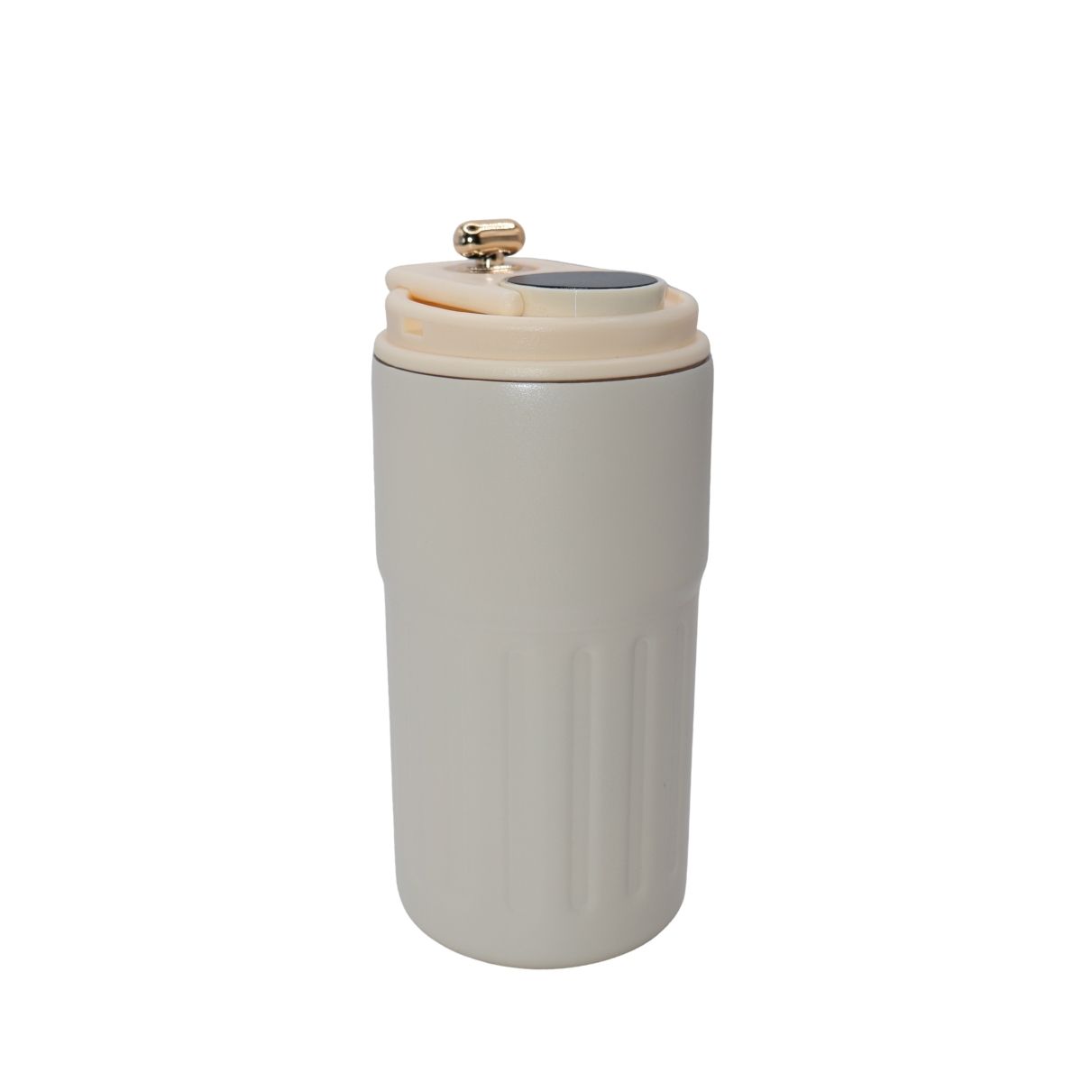 Термокружка 316 із нержавіючої сталі з LED-дисплеєм температури, 450 мл, біла