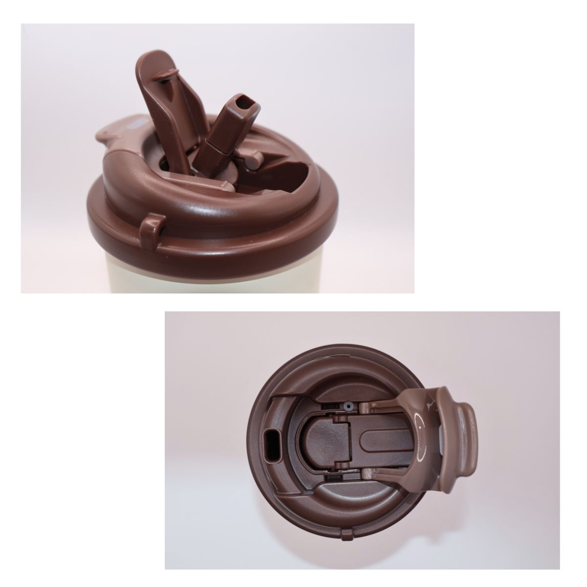 Термокружка 316 із нержавіючої сталі Zhen Cui Guang 380 мл - Кавовий білий