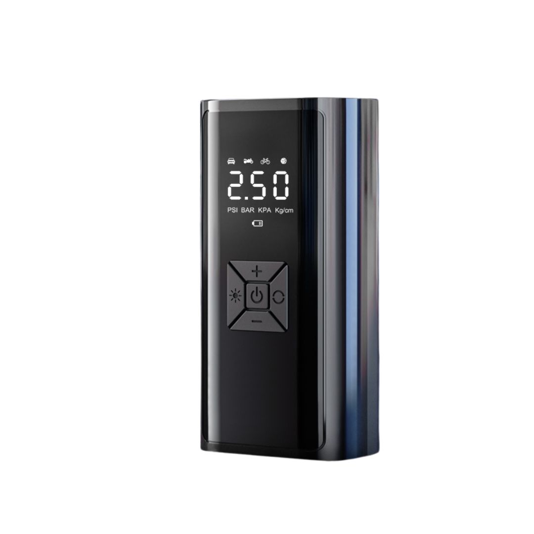 Портативний автомобільний насос 12В із інтелектуальним бездротовим цифровим дисплеєм