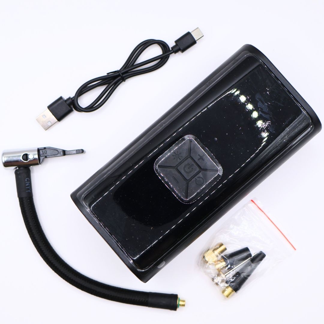 Автомобільний портативний бездротовий насос з віддачею та цифровим дисплем, Inflator 216, 120W