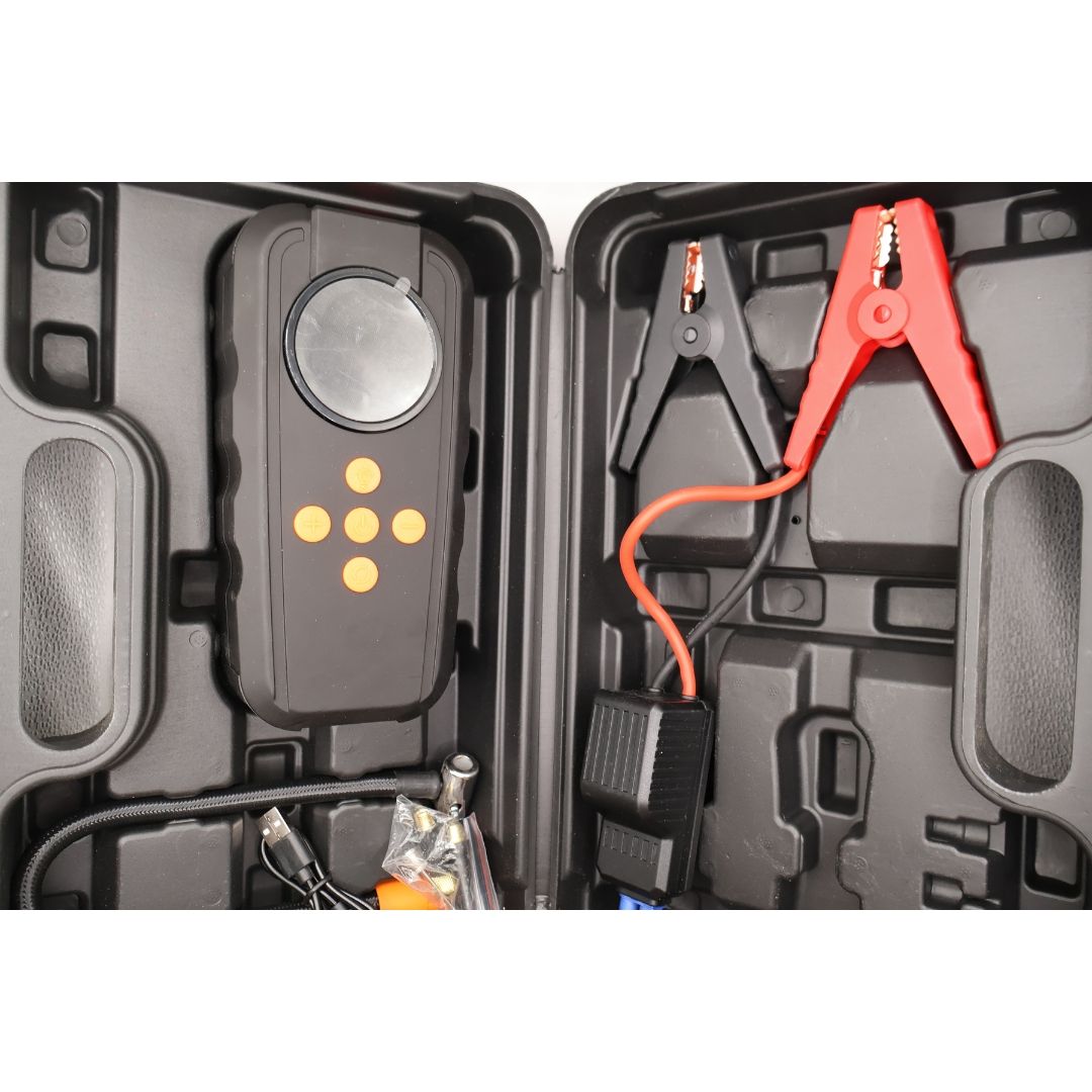 Пускозарядний автомобільний пристрій 2в1 з повітряним компресором YX192