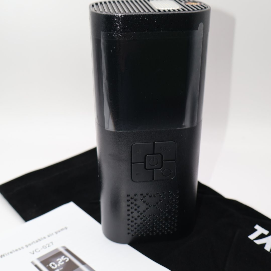 Автомобільний портативний бездротовий насос VC-027 з цифровим дисплеєм, сумка для зберігання