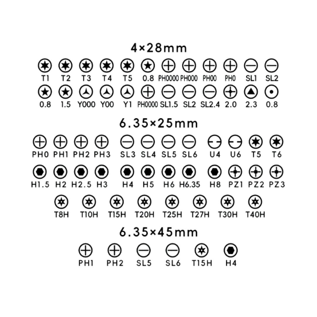 Набір викруток з храповим механізмом 66 в 1