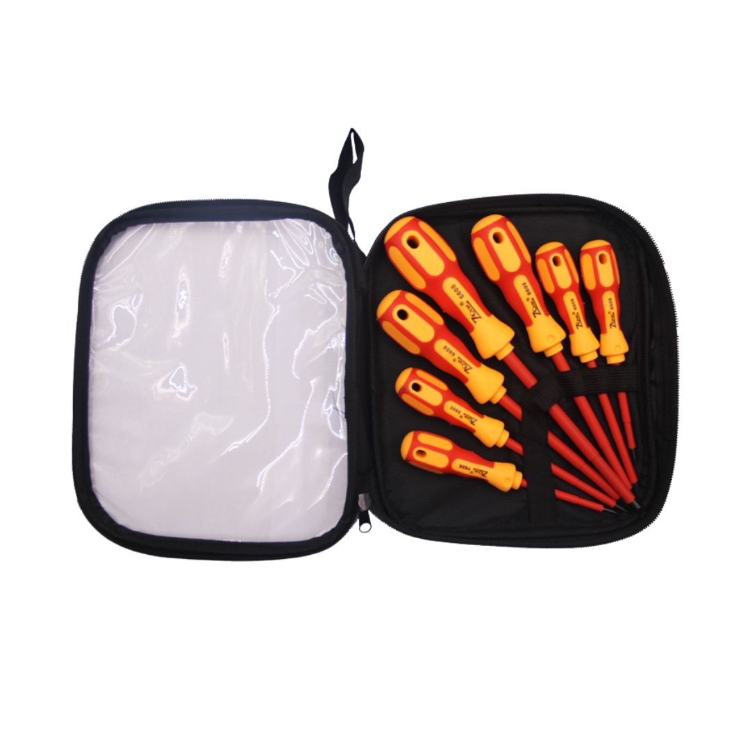 Набір ізольованих електромонтажних викруток 7 в 1 (електрична ручка)