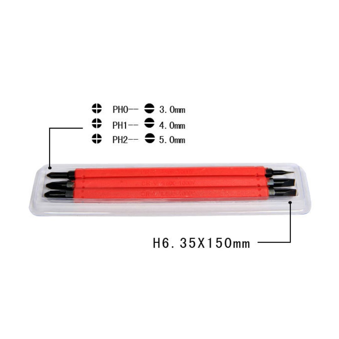 Багатофункціональна викрутка для електрики 4 в 1 з подвійною головкою