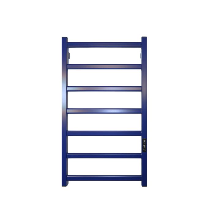 Полотенцесушитель электрический Carino LUNA с контроллером Синий сапфир 790*490