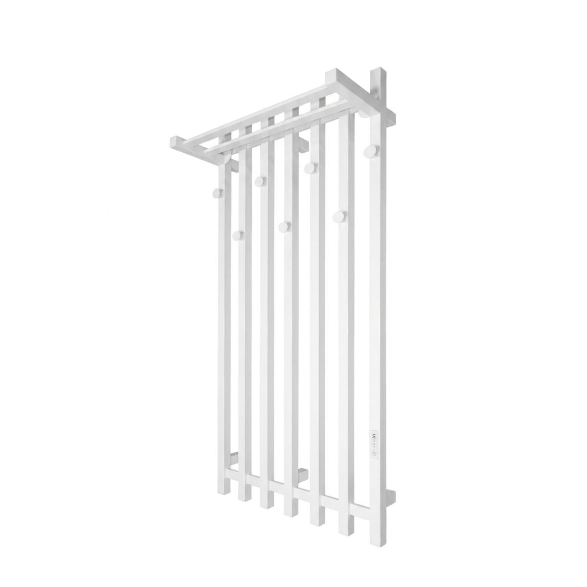 Електрична сушарка для одягу Carino з контроллером Білий глянець 1190*600