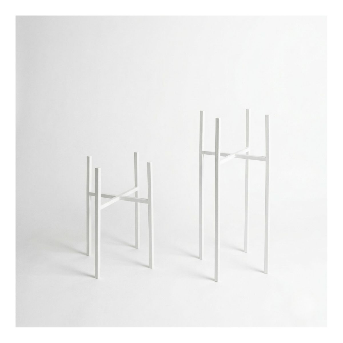 Підставка для квітів Carino Білий глянець 400*30