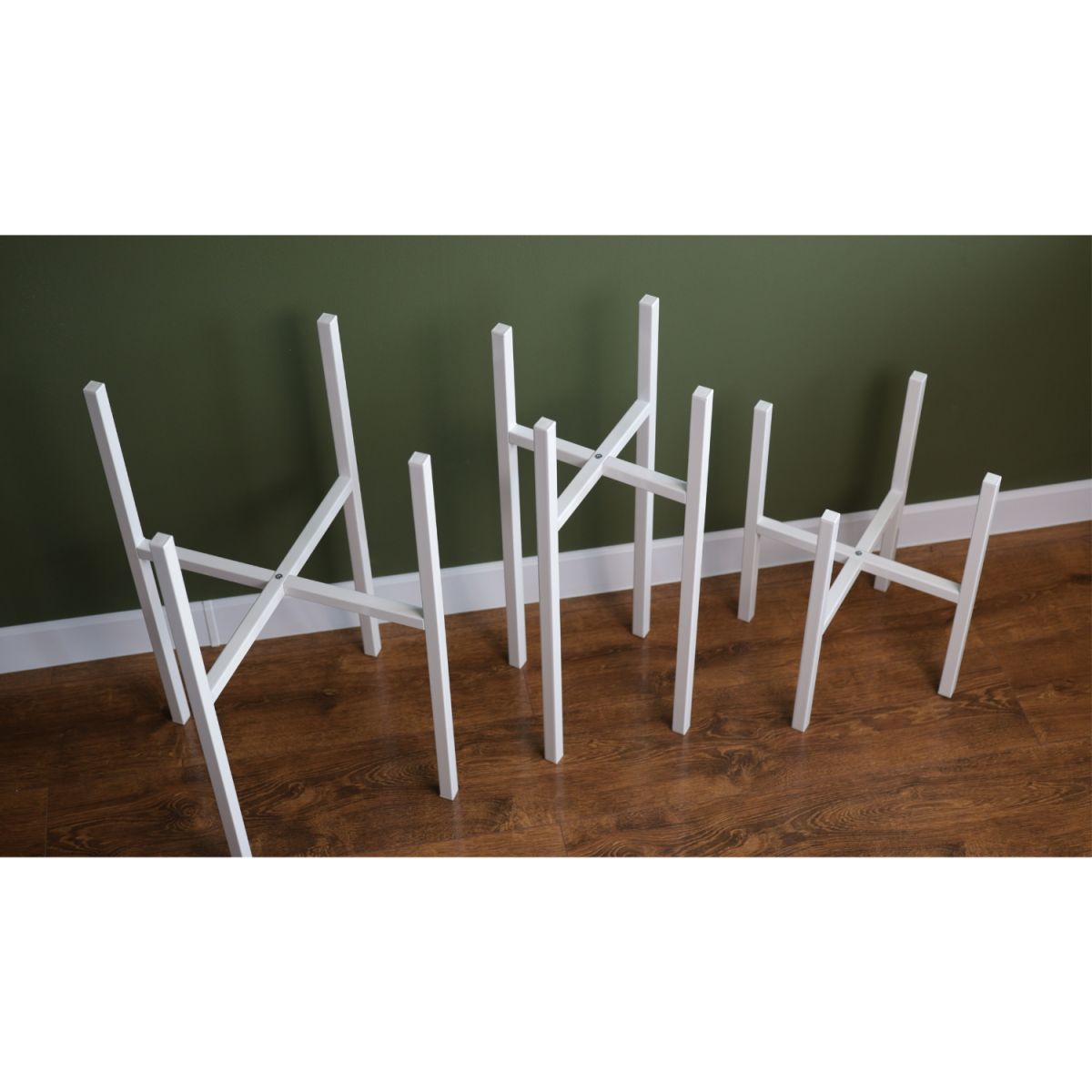 Підставка для квітів Carino Білий глянець 600*45