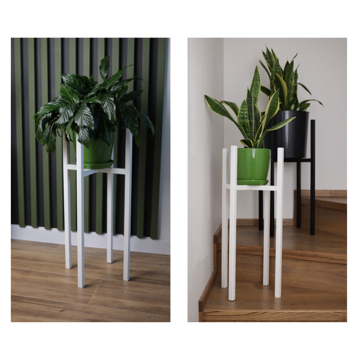 Підставка для квітів Carino Білий глянець 600*45