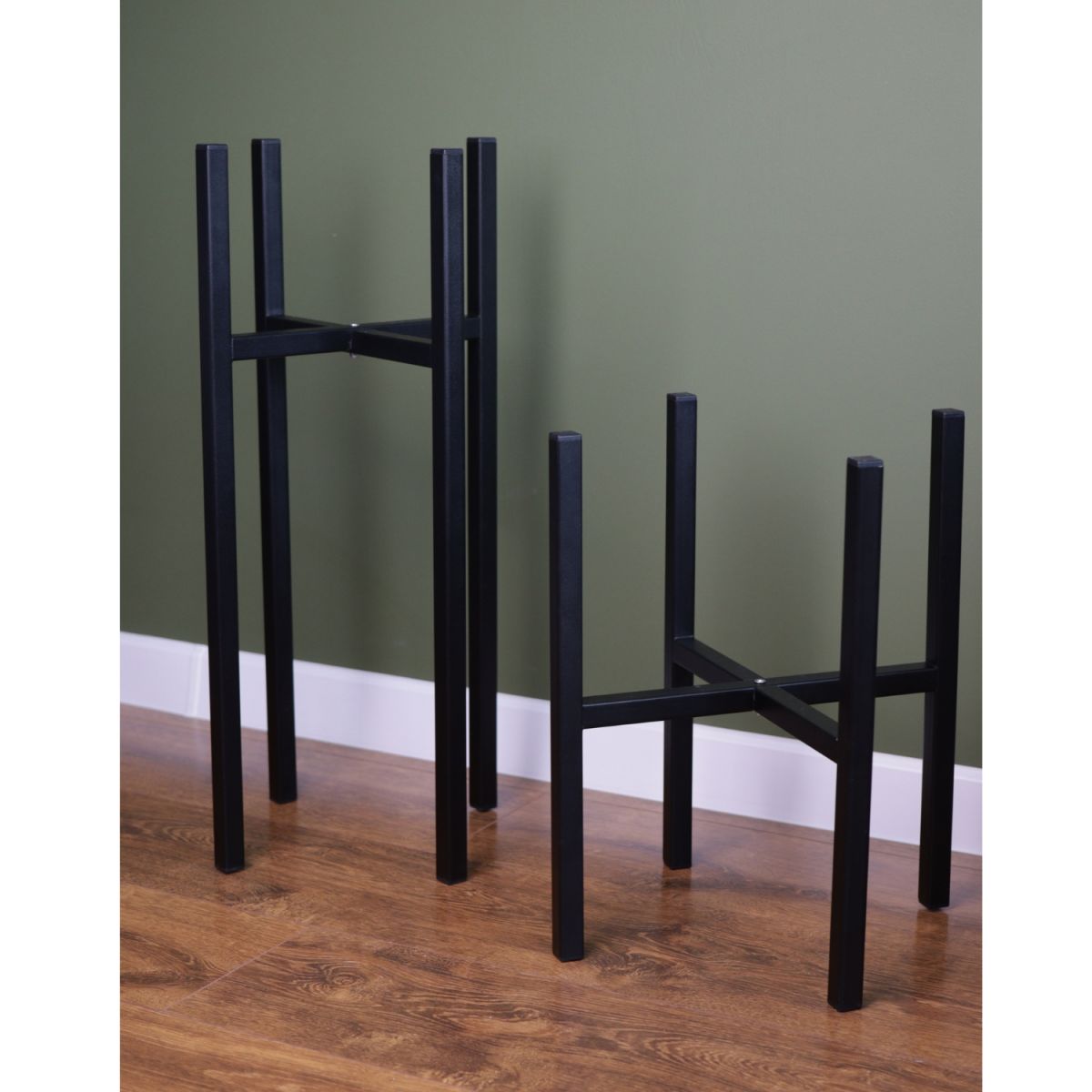 Підставка для квітів Carino Чорний мат 600*45